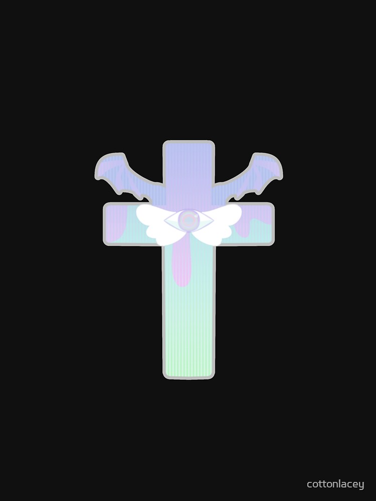 [v2] pastel goth eye cross w/ wings by cottonlacey