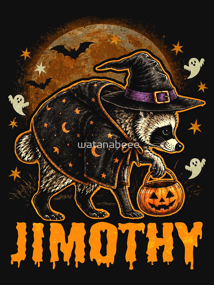 Jimothy Raccoon Halloween Spooky Season by watanabeee