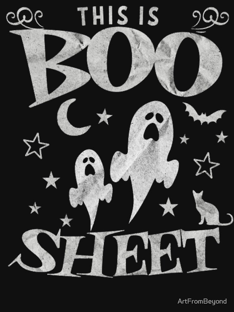 This Is Some Boo Sheet Angry Ghost Halloween by ArtFromBeyond