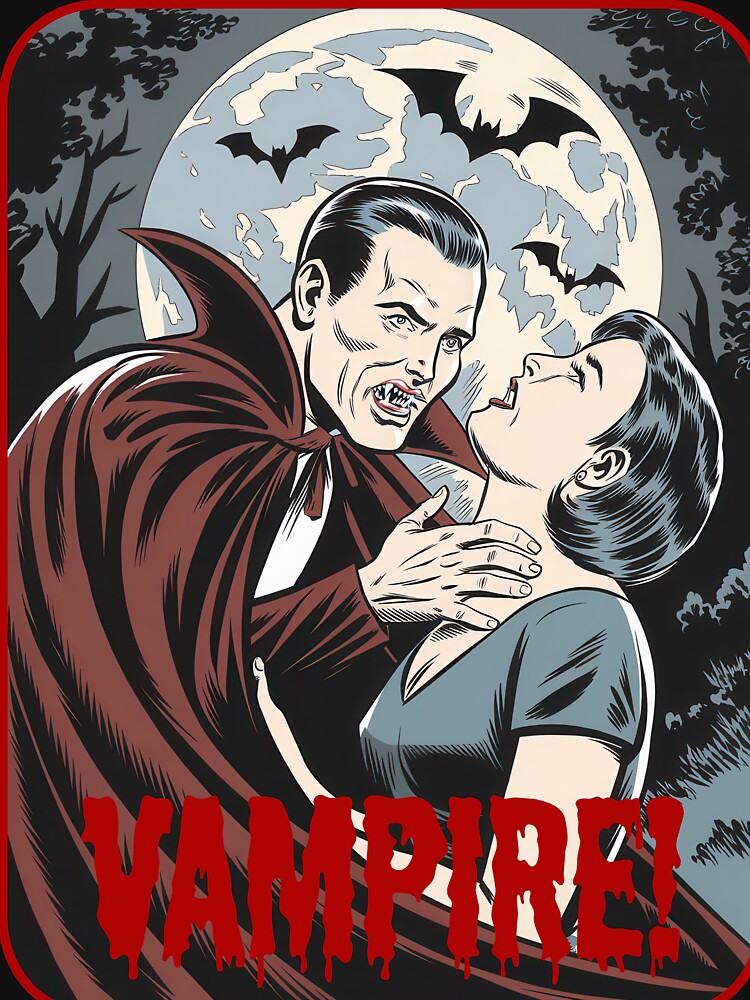 Retro Vampire by Angry Swan Designs