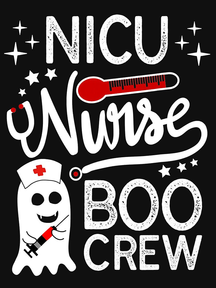 Halloween NICU Nurse Boo Crew Ghost Nurse by akshatabu