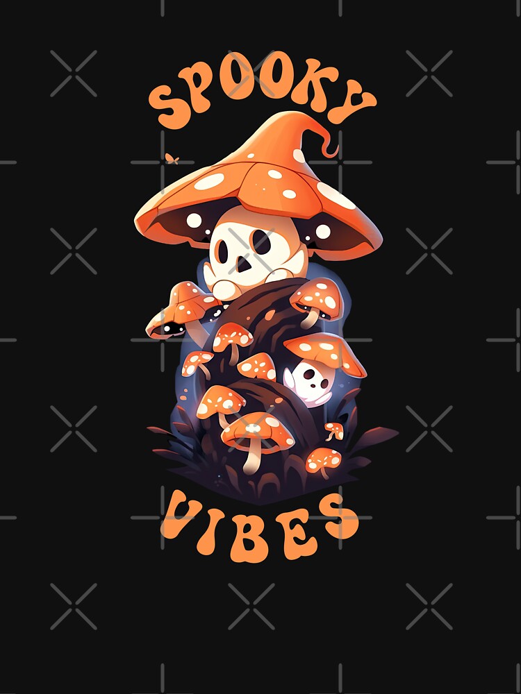 Spooky vibes ghost mushroom by JoRealm