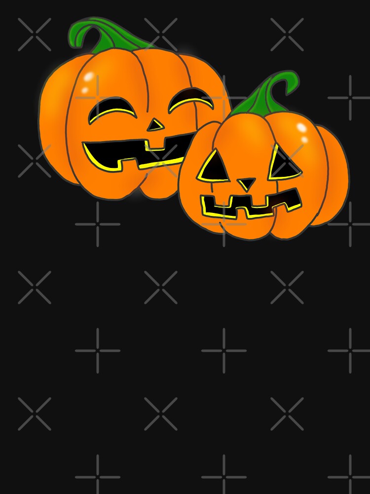 Two Jack-o-lanterns/ Pumpkins by AnGsArt