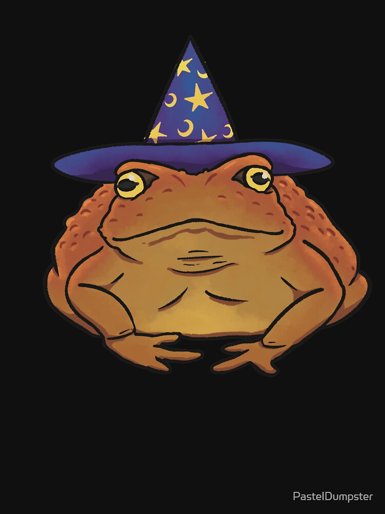 Toad in a Wizard hat by PastelDumpster