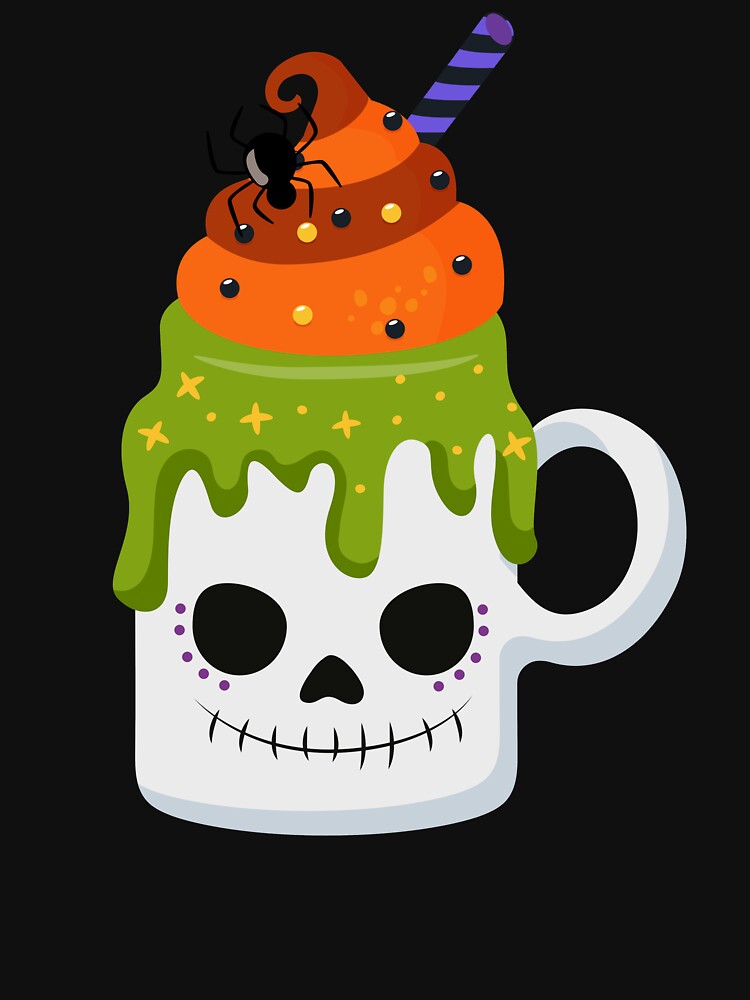 Pumpkin Spice Skull -  Pumpkin Spice Everything Nice by fooderiffic