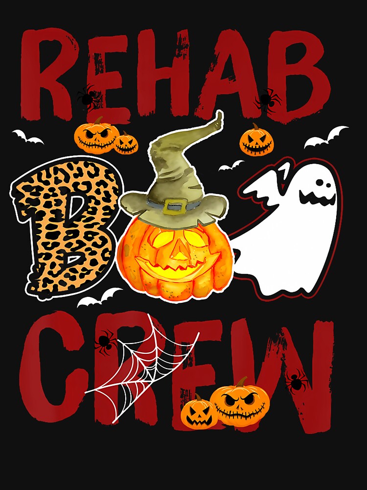 Rehab Boo Crew Halloween Rehabilitation Nurse Match by TysonLangosh