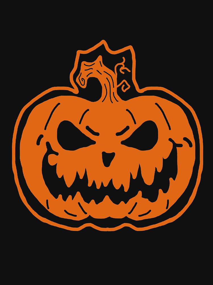 Evil Jack-o-Lantern Orange by trudolphi