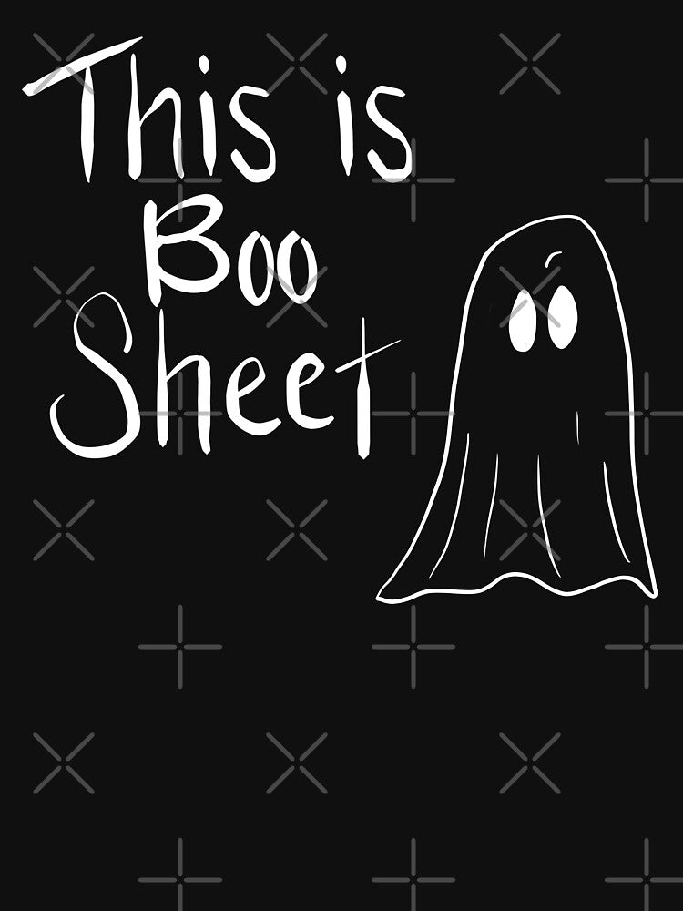 This is Boo Sheet White by Zurickdesigns