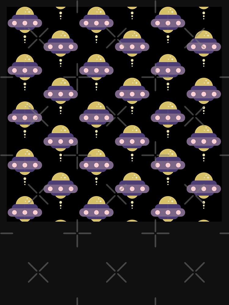 Kawaii UFO Pattern by sasyall