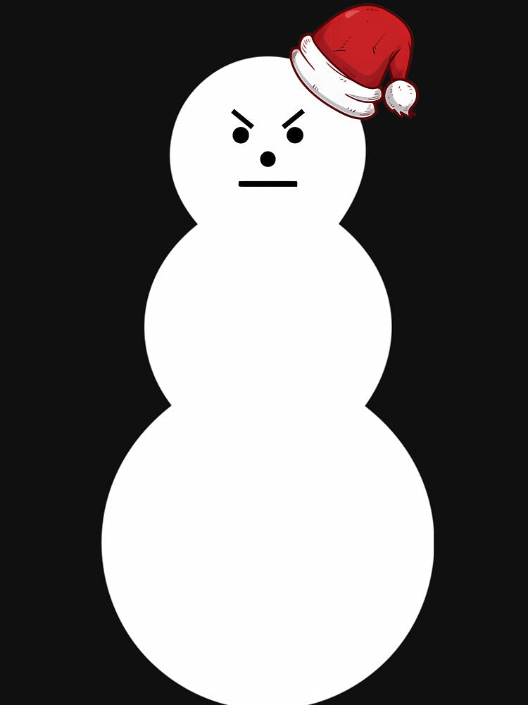 Funny Christmas Logo Snowman Cool by Shop-Art-bigfo