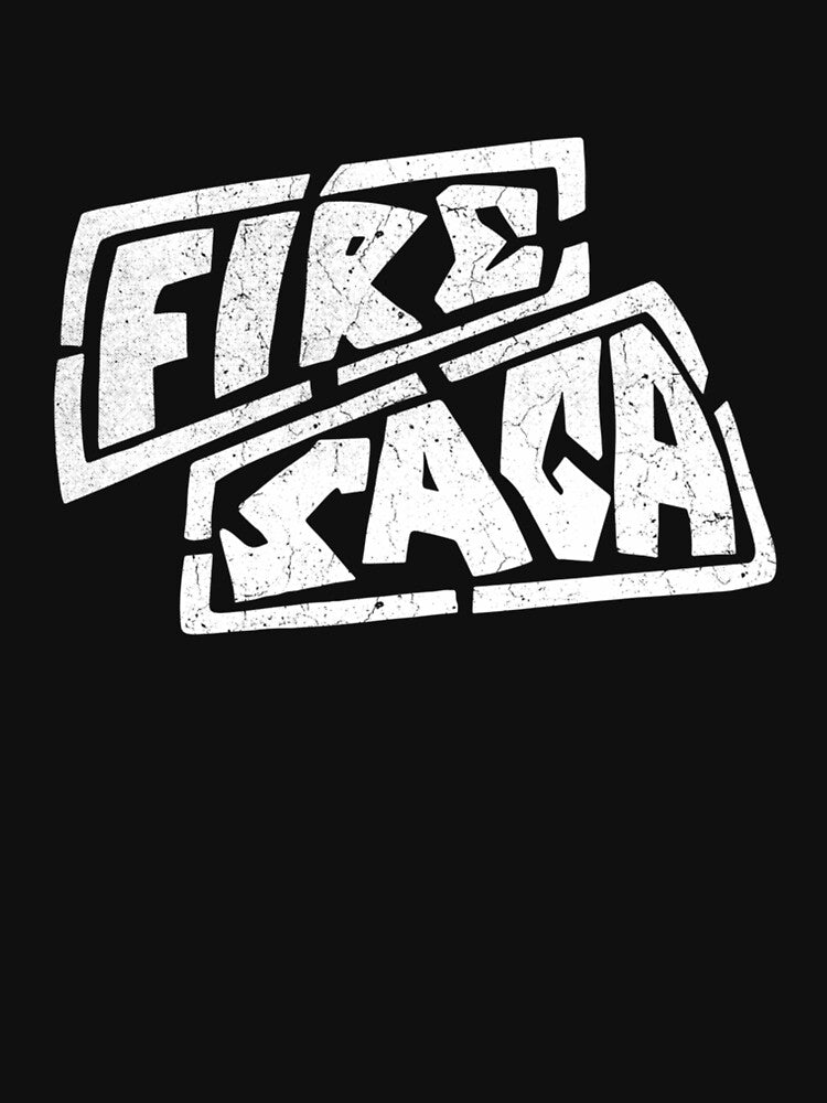 fire saga  vintage retro distressed by StencilRev