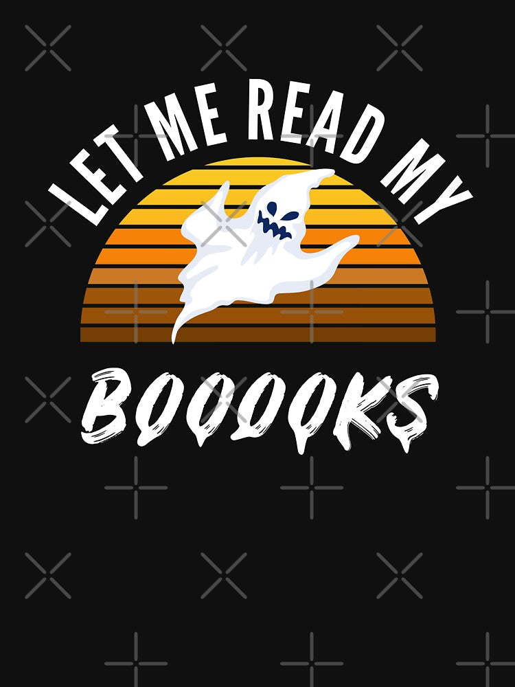 Booooks Ghost Reading Halloween by Club7Studios