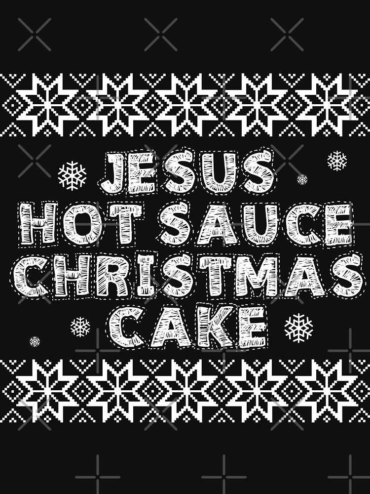 Jesus Hot Sauce Christmas Cake by URBANBOX