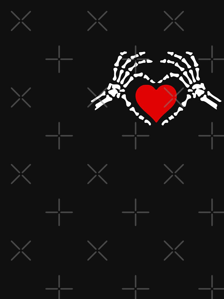 Skeleton heart Halloween - Funny Halloween - Fall trick or treat - Spooky by BLACKHATCH