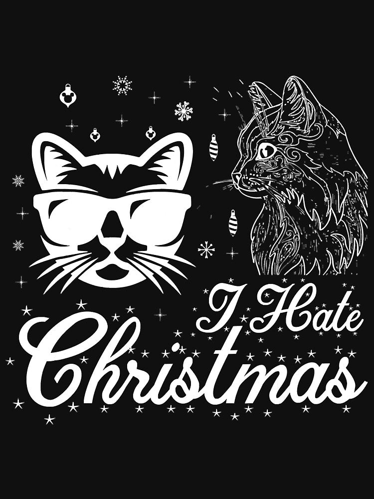 Funny Xmas Cat Lover Hate Christmas by gonzales6422