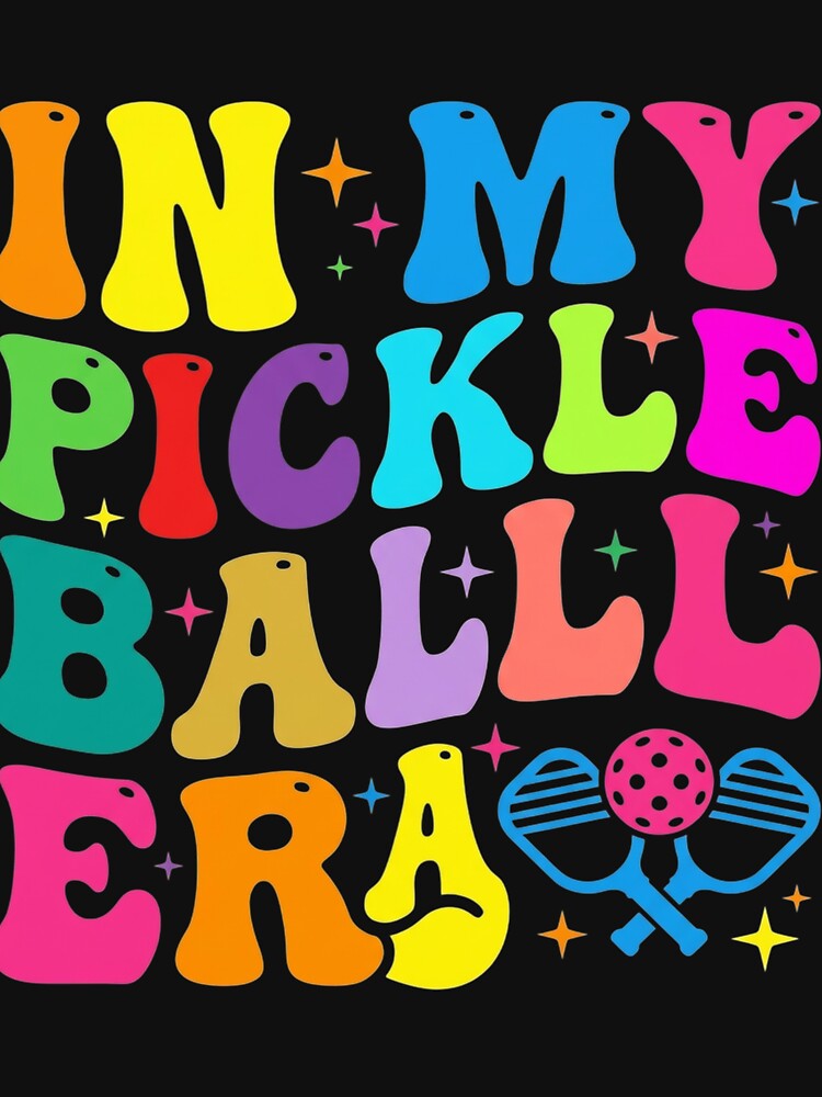 Groovy in My Pickleball Era Pickleball Player by cherylbartlett