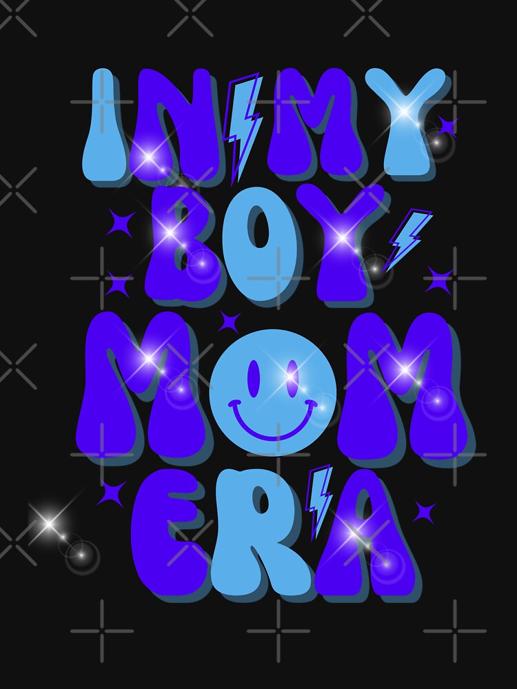 boy Mom Era blue mama era lover Groovy Mom Of boy by Manara  -Art