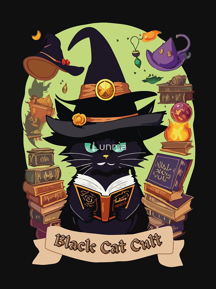 black cat cult by Lunnia