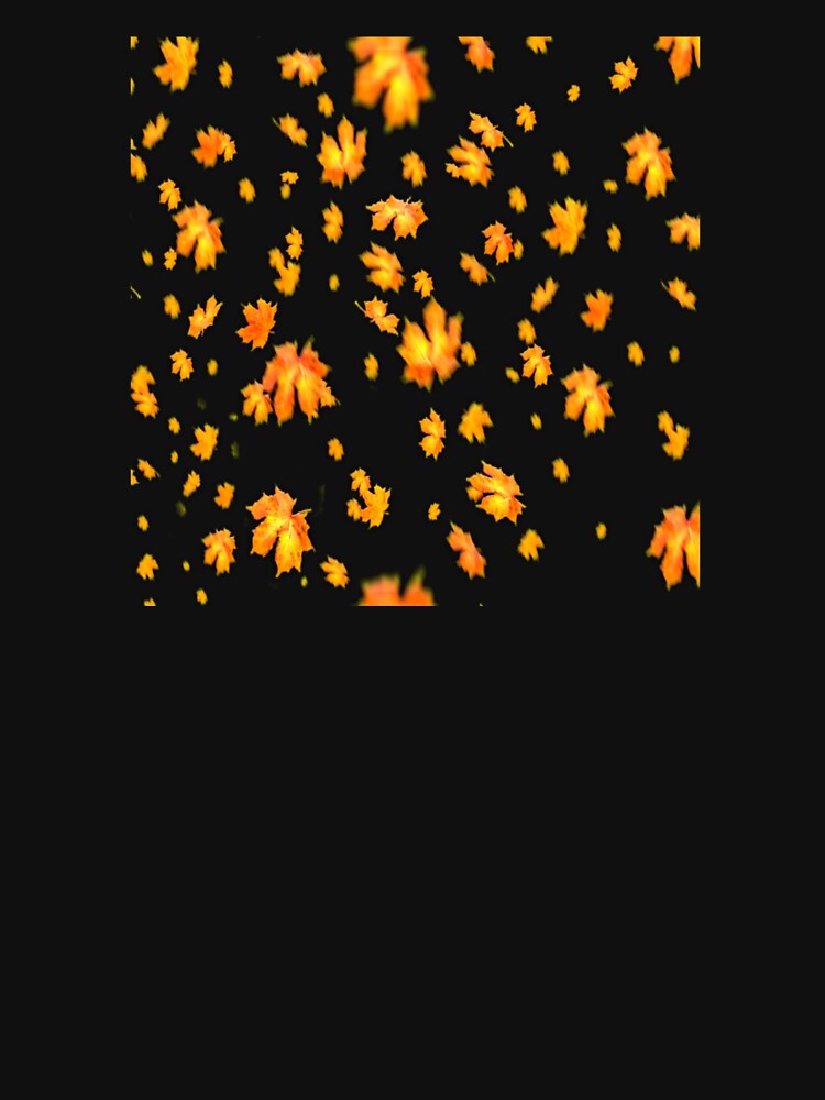 Beautiful Autumn Falling Leaves Pattern by Zareen Sayyed