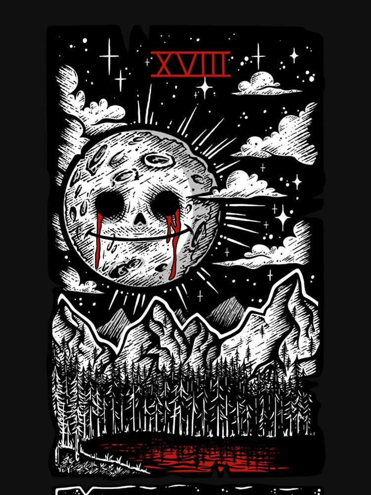 The Moon Tarot Card Classic by sherryrains