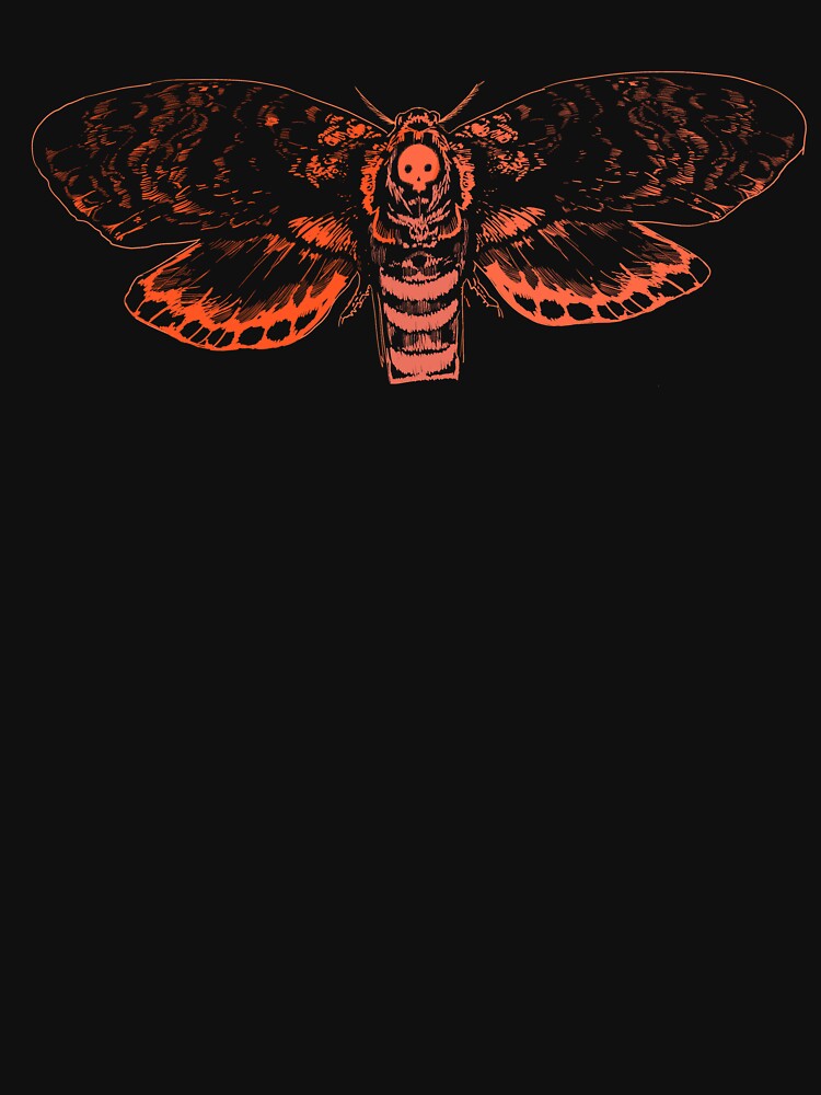 Skull Moth Print by aquietpiece1