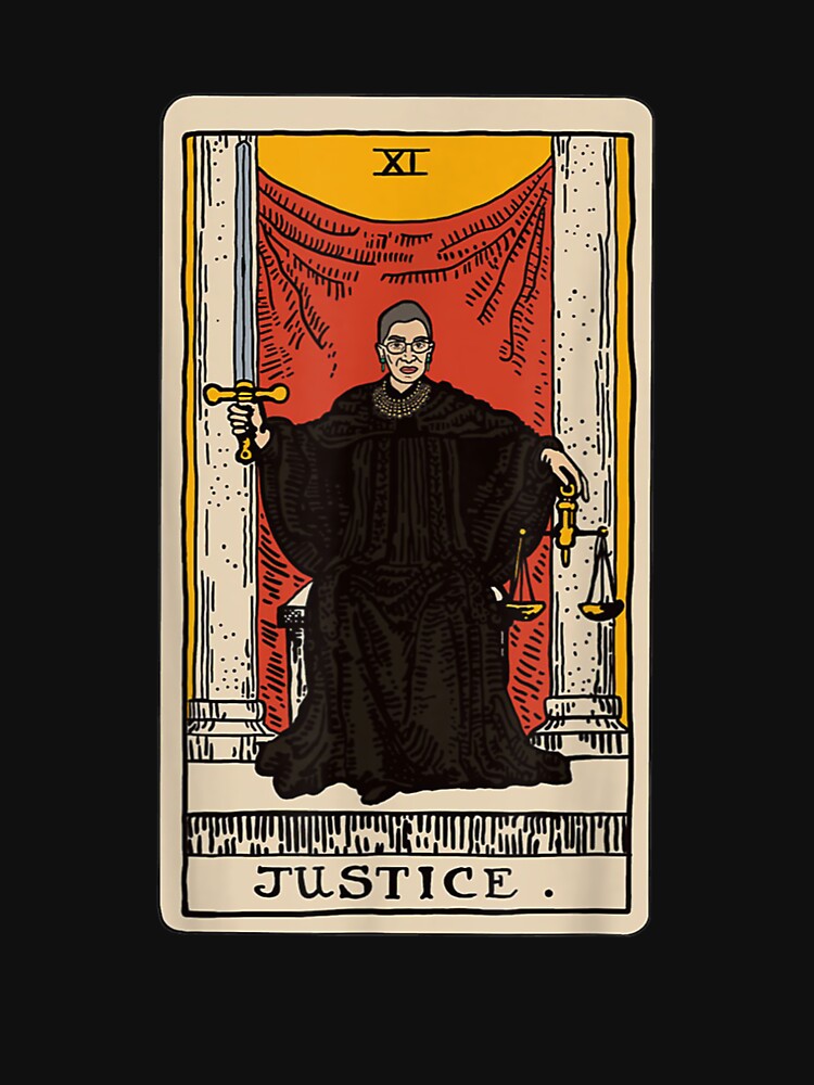 RGB Ruth-Bader-Ginsburg-Justice-Tarot Card Funny Gift T-Shirt by driveanh3
