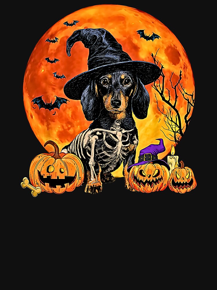 Halloween Dachshund Costume Parade Cute Spooky Dog by Rahamkshop