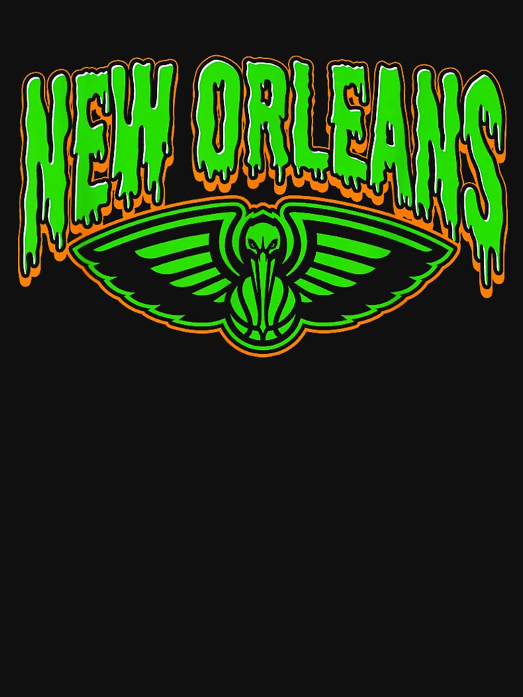 New Orleans Pelicans Halloween Scary Retro For Men Women by MerrittWe