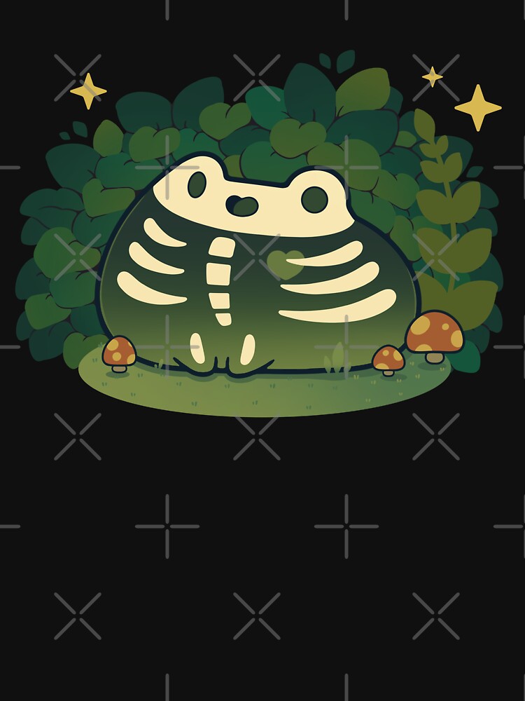 Skeleton frog by Rihnlin