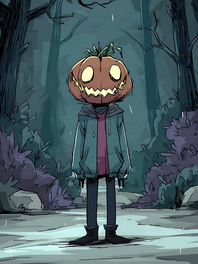Creepy Jack-o-lantern by bapupa
