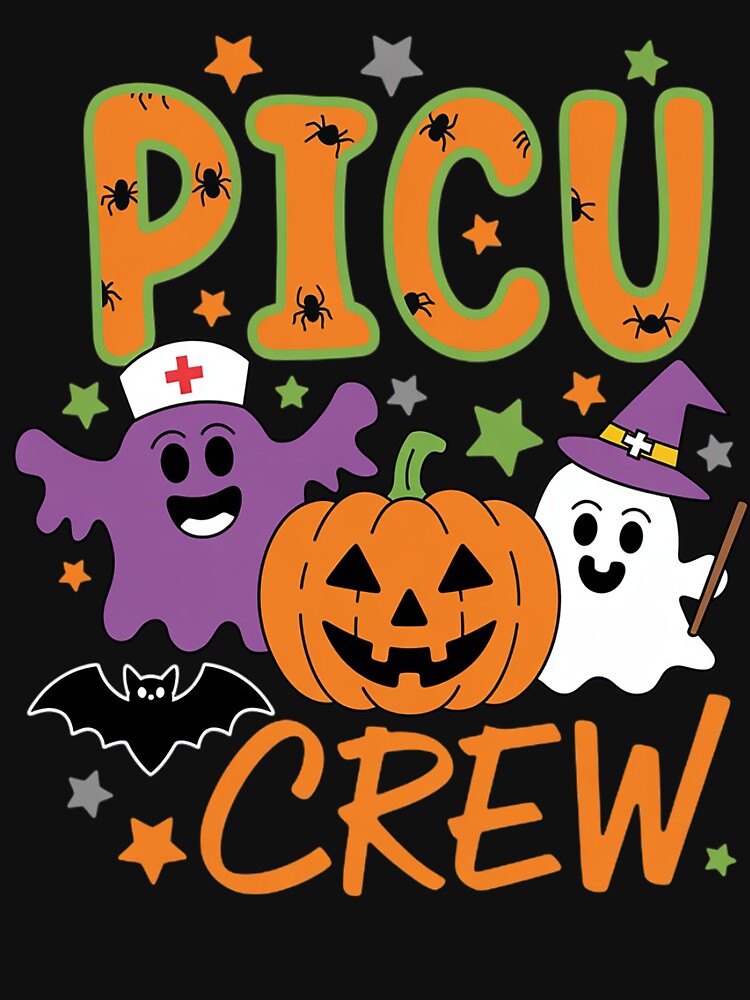 Pediatric Nurse Shirt Halloween Spooky Pediatric Squad by HORIZBoutique