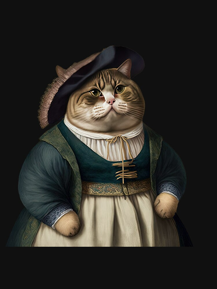 funny cat costume - 18th century cat by Chillapy
