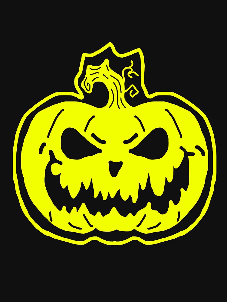Evil Jack-o-Lantern Yellow by trudolphi