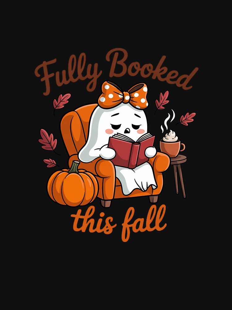 Fully Booked This Fall, Book Lovers, Spooky Season by skanderio
