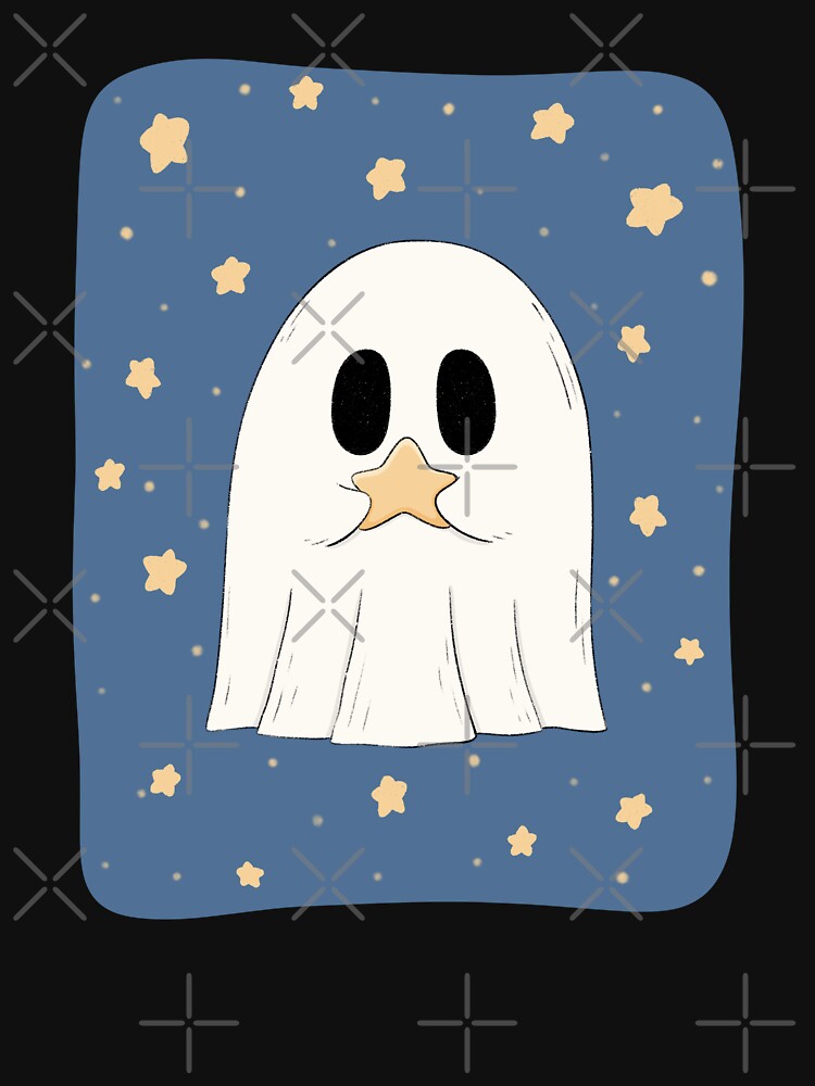 Cute ghost with star by YQvibe Studio