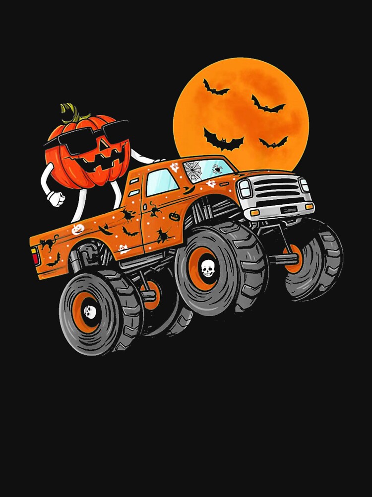 Halloween Jack O Lantern Monster Truck by vivavu1984