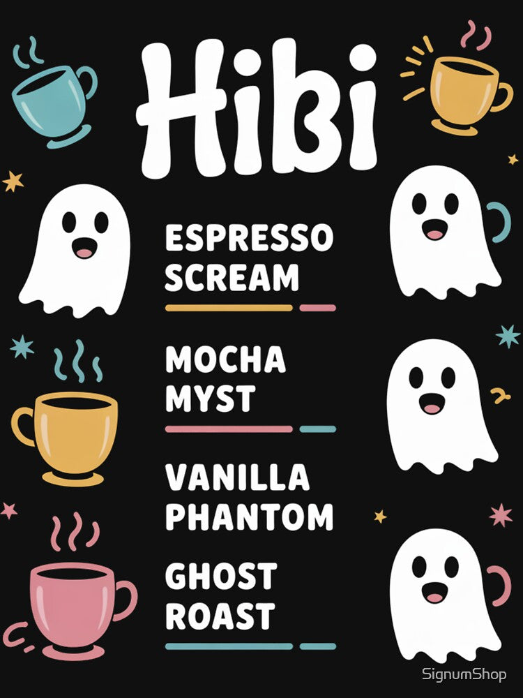 Ghost Café Full Menu Board by SignumShop