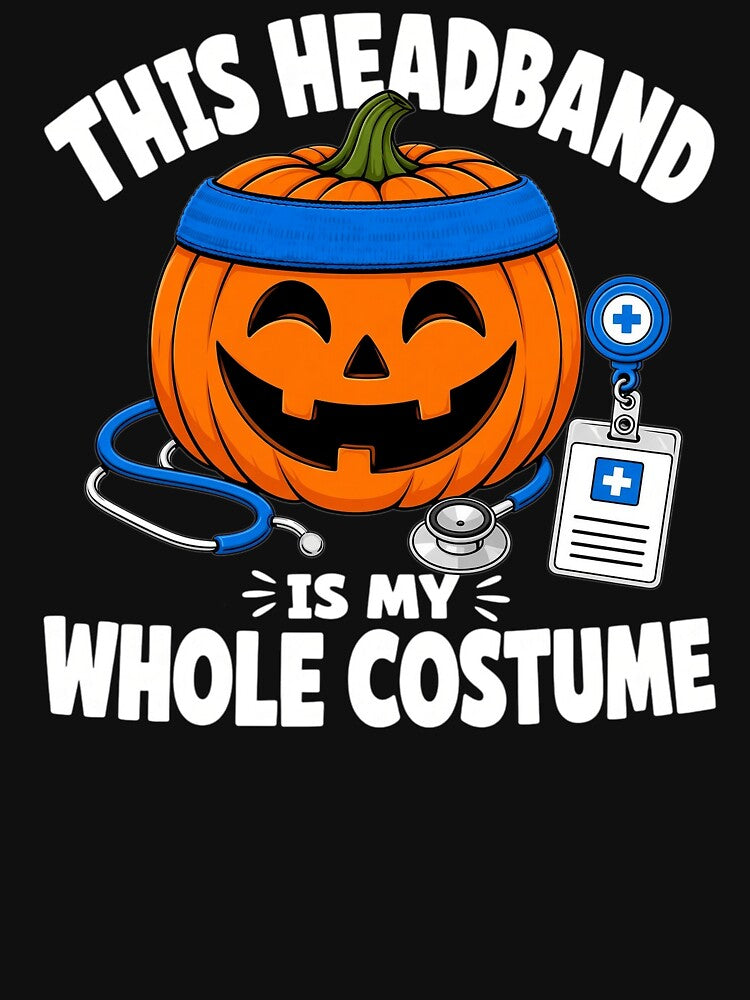 Halloween Nurse Nursing Crew Healthcare Medical Scrub Pumpkin by clothesy7