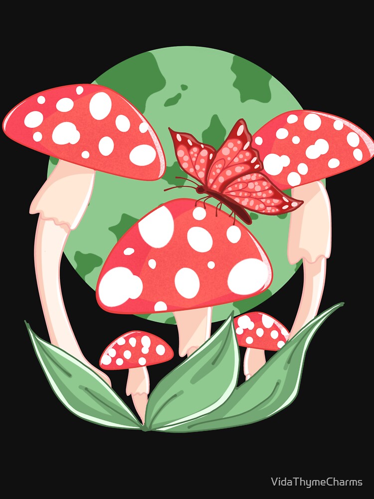 Mushroom Butterflies by VidaThymeCharms