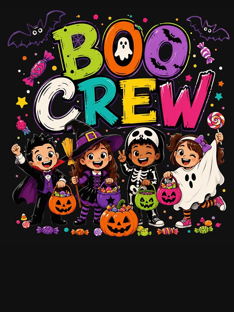 Boo Crew Halloween Family by Rezzonposter