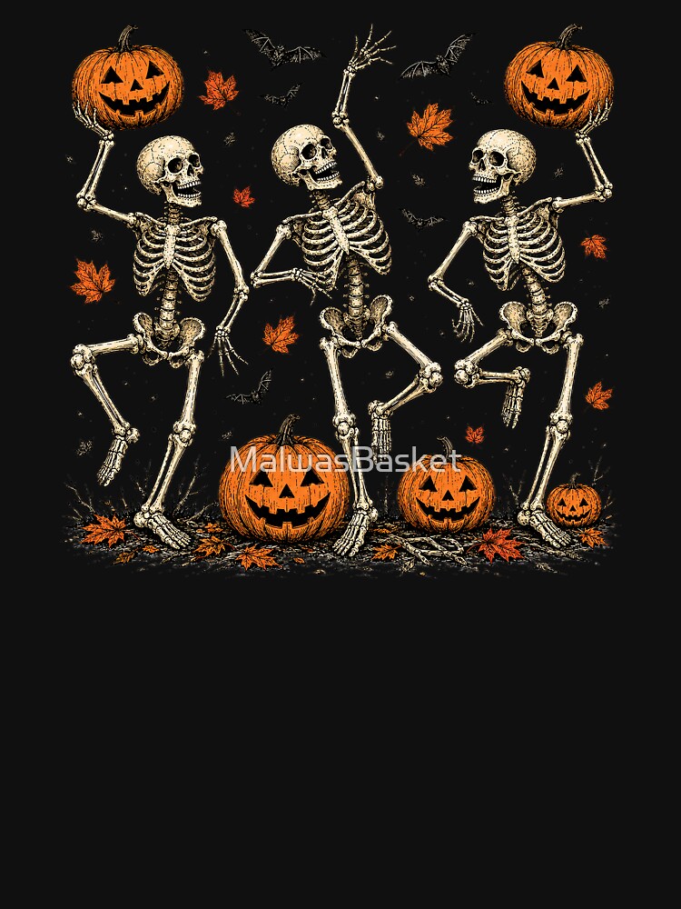 Halloween Skeleton Bone to Party, Funny Horror Shirt by MalwasBasket