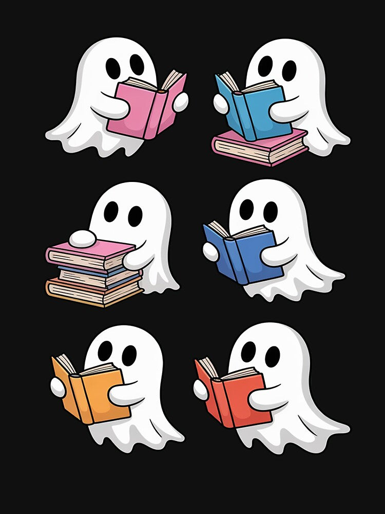 Ghost Reading Books by Eskomeranola