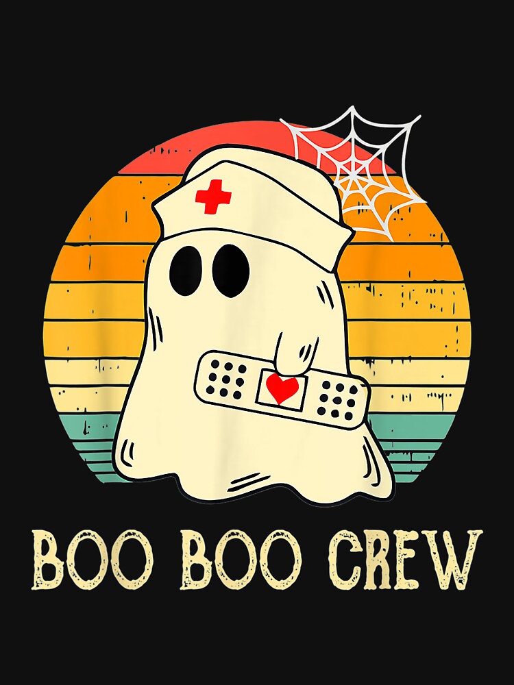 Boo Crew Nurse Ghost Funny Halloween Costume by idabry