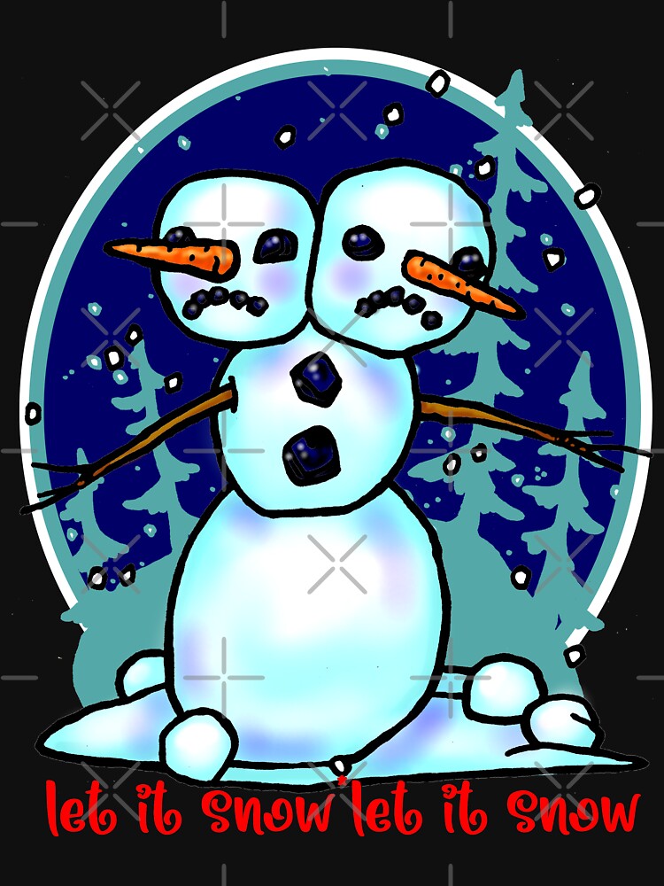 weird snowman  -2 by sandpiperstudio