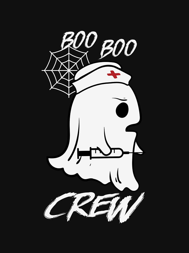 Funny Nurse Halloween Custom Boo Boo Crew Nurse Halloween Custom Nurse for Women by AmeliaShirts