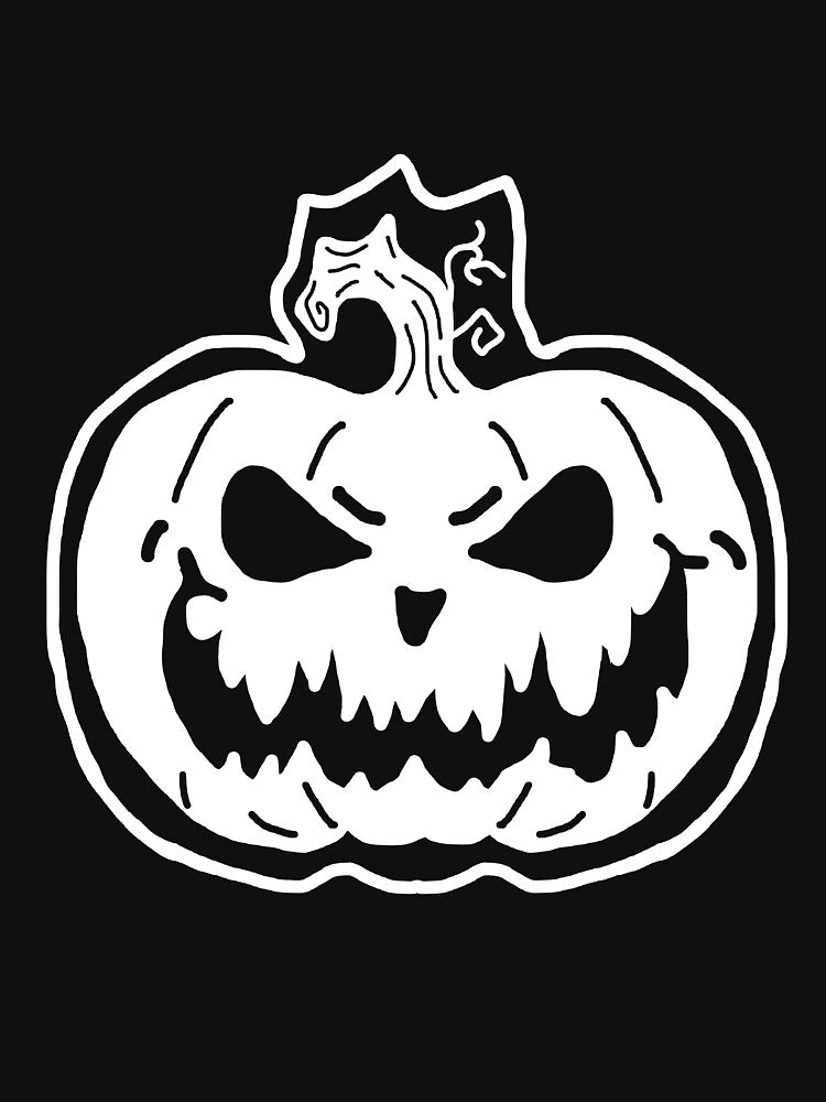 Evil Jack-o-Lantern White by trudolphi