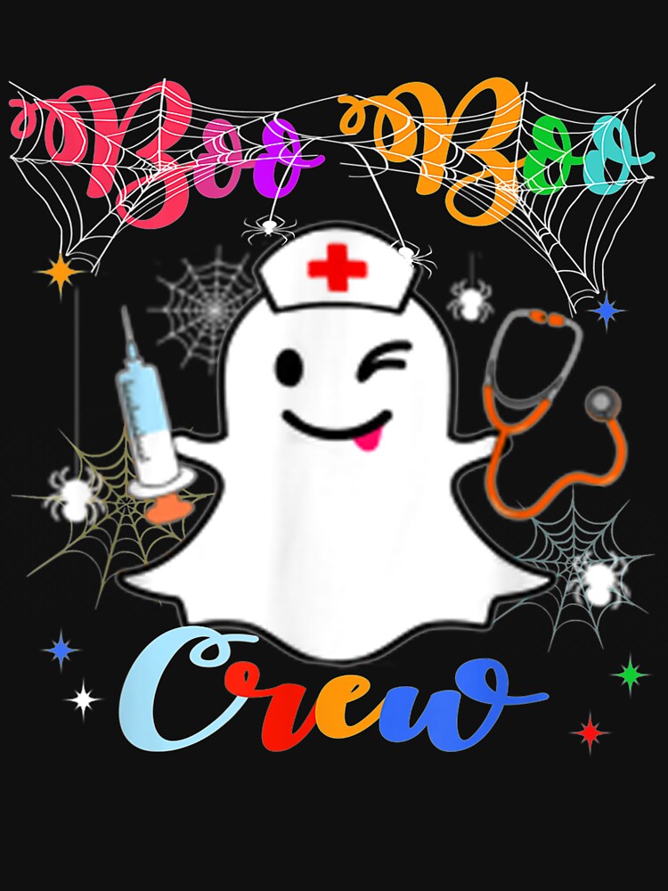Boo Boo Crew Ghost Nurse Halloween by LaThresRice