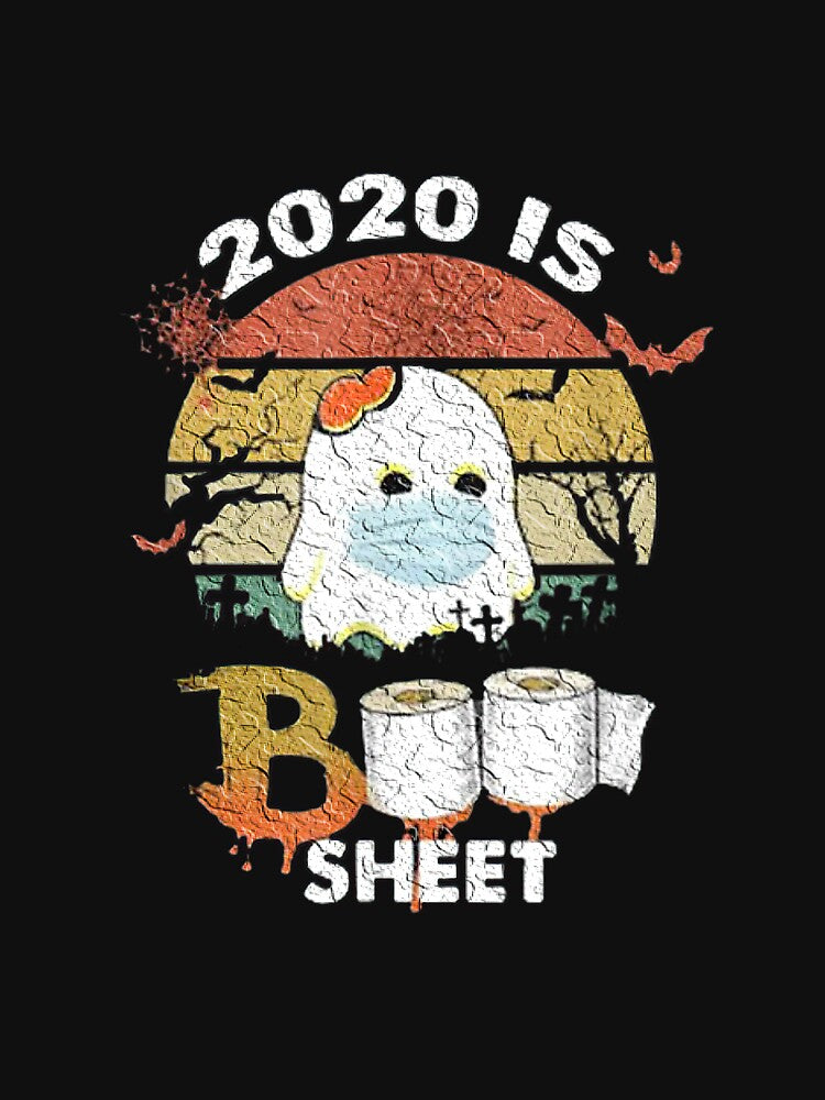2020 Is Boo Sheet Halloween Costume Ghost Wear Mask 2020 by davidruddca