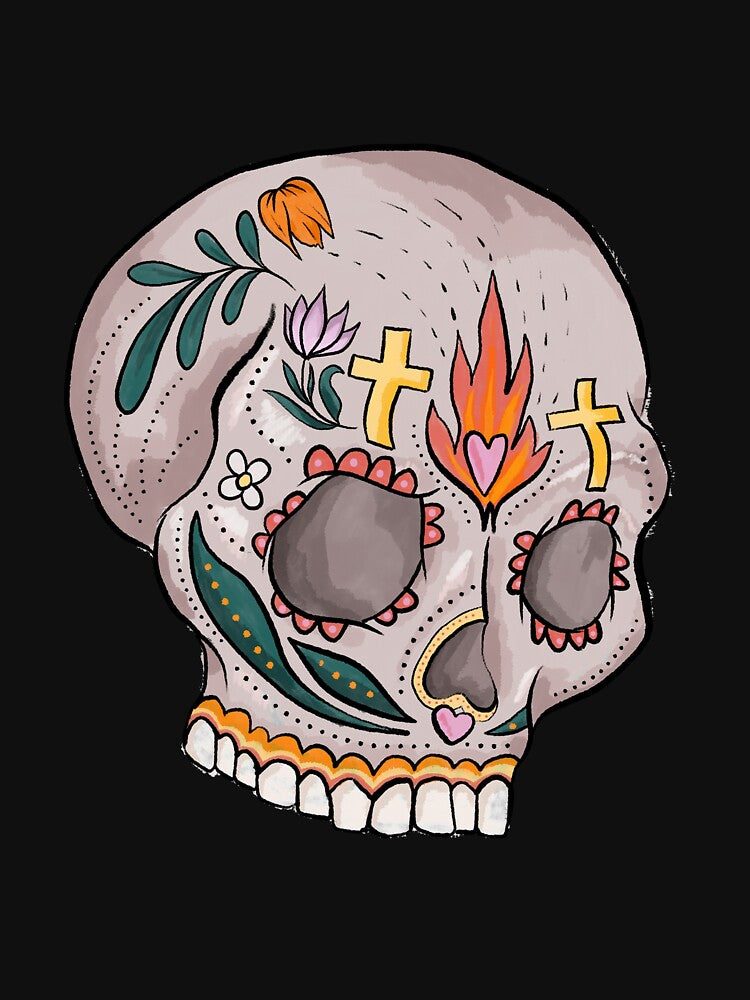 Halloween skull by Vhutolo
