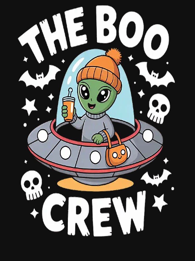 Halloween UFO Alien Ghost The Boo Crew by gandebro